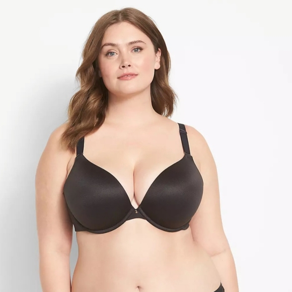 Cacique Back Smoothing Plunge Boost Bra by Lane Bryant - Picture 5 of 7